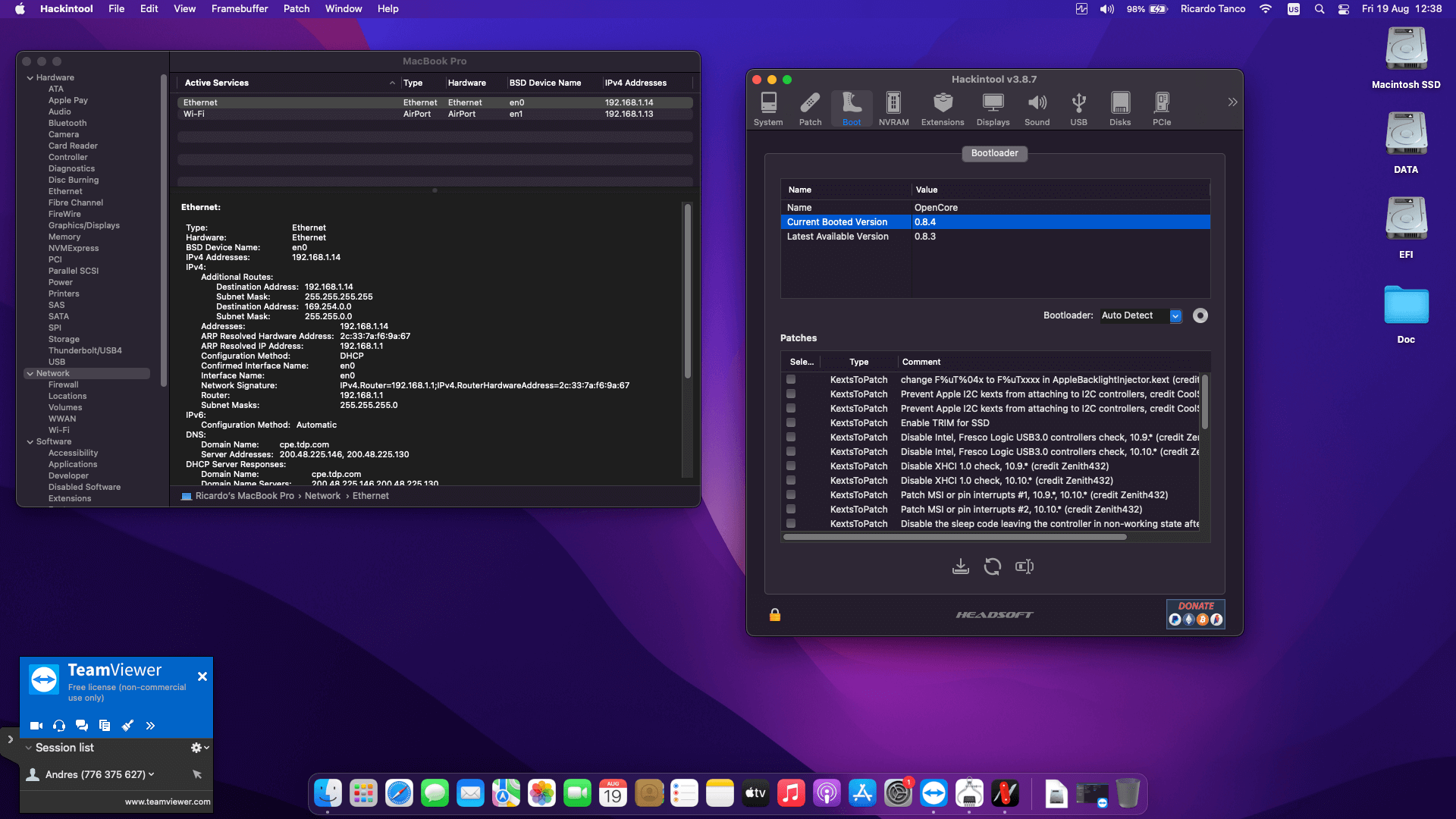 Asus ROG GL552VX CN228T [SkyLake   Intel HD 530 + I2C]   OpenCore 8